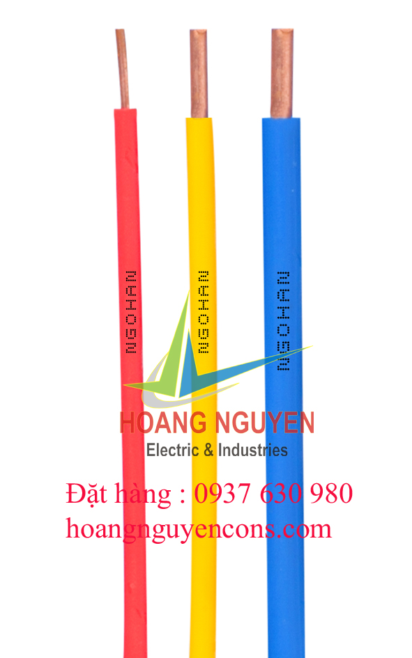 Dây điện đơn cứng lõi đồng bọc nhựa PVC: (VC 450/750 V) –TCVN 6610-3